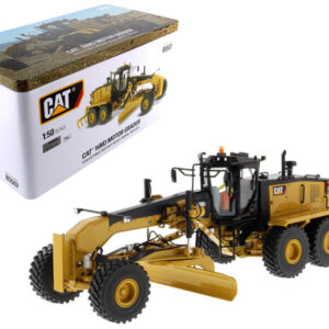 CAT Caterpillar 16M3 Motor Grader with Operator "High Line Series" 1/50 Diecast Model by Diecast Masters