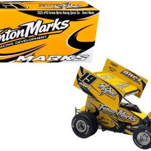 Winged Sprint Car #19 Brent Marks "Fenton Marks Racing" (2026) 1/18 Diecast Model Car by ACME