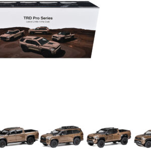 Toyota TRD PRO Mudbath 4 Car Set Limited Edition to 200 pieces Worldwide 1/64 Diecast Model Cars by GCD