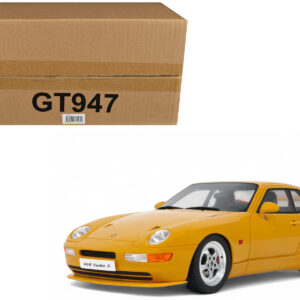 1993 Porsche 968 Turbo S Yellow 1/18 Model Car by GT Spirit