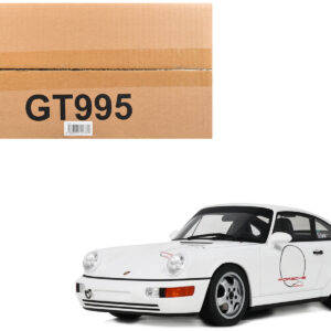 1992 Porsche 911 (964) "Carrera Cup - USA Edition" White 1/18 Model Car by GT Spirit