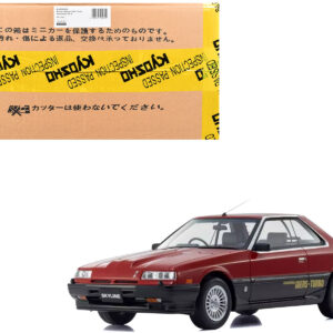 Nissan Skyline 2000 Turbo Intercooler RS-X RHD (Right Hand Drive) Red and Black 1/18 Model Car by Kyosho