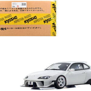 Nissan Silvia (S15) "Khyzyl Saleem" White 1/18 Model Car by Kyosho