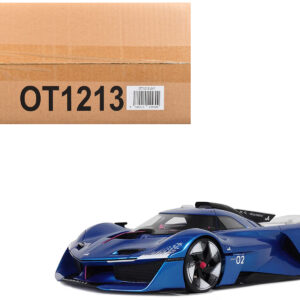 2024 Alpine Alpenglow HY6 Concept Car Specular Blue Metallic 1/18 Model Car by Otto Mobile