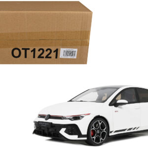 2024 Volkswagen Golf Mk.8 GTi Clubsport Pure White Limited Edition to 999 pieces Worldwide 1/18 Model Car by Otto Mobile
