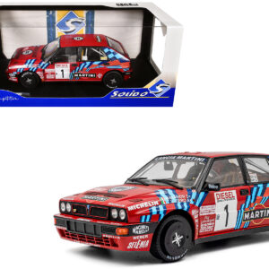 Lancia Delta HF Integrale #1 Miki Biasion - Tiziano Siviero Winner "Rally Sanremo" (1989) "Competition" Series 1/18 Diecast Model Car by Solido