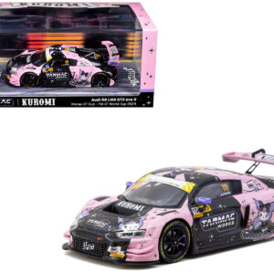 Audi R8 LMS GT3 evo II #10 Adderly Fong "Uno Racing Team - Kuromi" "Macau GT Cup - FIA GT World Cup" (2024) with A4 Poster "Hobby43" Series 1/43 Diecast Model Car by Tarmac Works