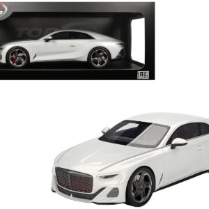 Bentley Batur Bonneville Pearl White Metallic 1/18 Model Car by Top Speed