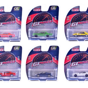 "GreenLight Muscle" Series 30 Set of 6 pieces 1/64 Diecast Model Cars by Greenlight