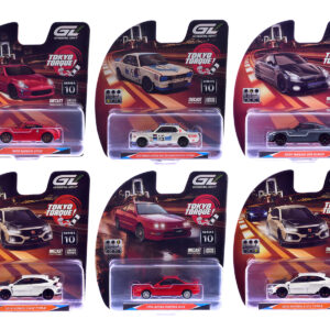 "Tokyo Torque" Series 10 Set of 6 pieces 1/64 Diecast Model Cars by Greenlight