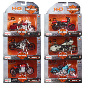Harley-Davidson Motorcycles 6 piece Set Series 40 1/18 Diecast Models by Maisto