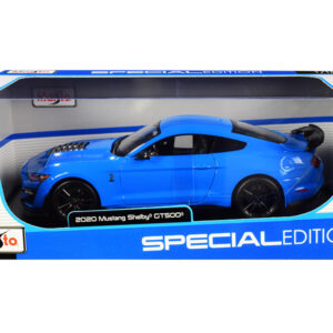 2020 Ford Mustang Shelby GT500 Light Blue "Special Edition" 1/18 Diecast Model Car by Maisto