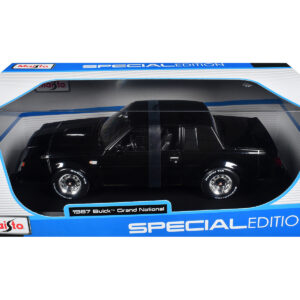1987 Buick Grand National Black "Special Edition" Series 1/18 Diecast Model Car by Maisto
