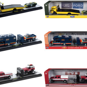 Auto Haulers Set of 3 Trucks Release 100 Limited Edition to 9600 pieces Worldwide 1/64 Diecast Models by M2 Machines
