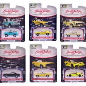 "Barrett-Jackson" Series 15 Set of 6 Cars 1/64 Diecast Model Cars by Greenlight