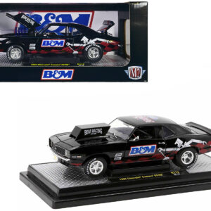 1969 Chevrolet Camaro SS/RS Black "B&M Racing" Limited Edition to 6650 pieces Worldwide 1/24 Diecast Model Car by M2 Machines