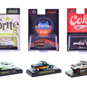 "Sodas" Set of 3 pieces Release 54 Limited Edition to 10000 pieces Worldwide 1/64 Diecast Model Cars by M2 Machines