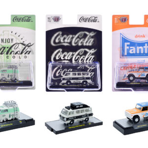 "Sodas" Set of 3 pieces Release 64 Limited Edition to 5400 pieces Worldwide 1/64 Diecast Model Cars by M2 Machines