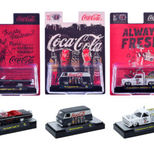 "Coca-Cola" Set of 3 pieces Release 65 Limited Edition to 4800 pieces Worldwide 1/64 Diecast Models by M2 Machines