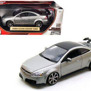 2003 Honda Accord Gray Metallic 1/18 Diecast Model Car by Motormax