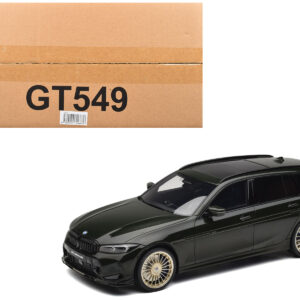 2025 BMW Alpina B3 GT Touring Green Metallic 1/18 Model Car by GT Spirit