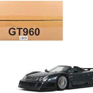 1999 Mercedes-Benz AMG CLK-GTR Roadster Gray Metallic 1/18 Model Car by GT Spirit