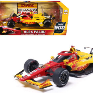 Dallara IndyCar #10 Alex Palou "DHL - Chip Ganassi Racing" Winner "Indianapolis 500" (2025) 1/18 Diecast Model Car by IXO Models