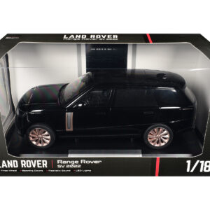 2022 Land Rover Range Rover SV Black Metallic with Moonroof 1/18 Diecast Model Car by Heimanba