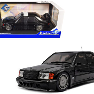 Mercedes Benz 190 Evolution II (W201) "Solido Works" Black 1/18 Diecast Model Car by Solido