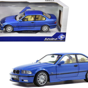 1994 BMW E36 M3 Blue Estoril Metallic 1/18 Diecast Model Car by Solido