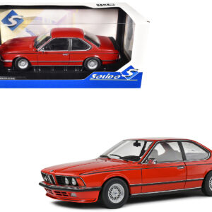 1984 BMW 635 CSI (E24) Henna Red 1/18 Diecast Model Car by Solido