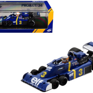 Tyrrell P34 #3 Jody Scheckter Formula One F1 "Belgian GP" (1976) with Driver 1/43 Model Car by Spark