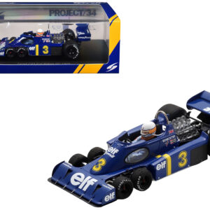 Tyrrell P34 #3 Jody Scheckter Formula One F1 "Dutch GP" (1976) with Driver 1/43 Model Car by Spark