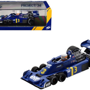 Tyrrell P34 #3 Jody Scheckter Formula One F1 "Dutch GP" (1976) with Driver 1/43 Model Car by Spark