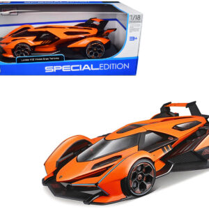 Lamborghini V12 Vision Gran Turismo Orange Metallic "Special Edition" 1/18 Diecast Model Car by Maisto